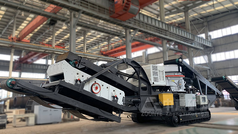 履帶式圓錐移動破碎站車間實(shí)拍4