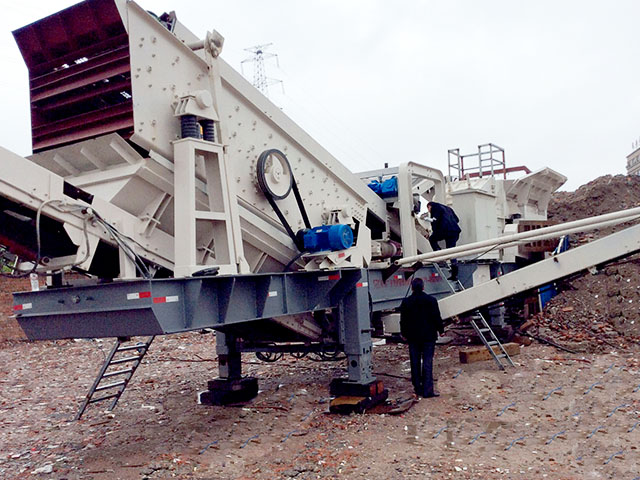 杭州廣亞物業(yè)引進(jìn)中意移動(dòng)破碎站