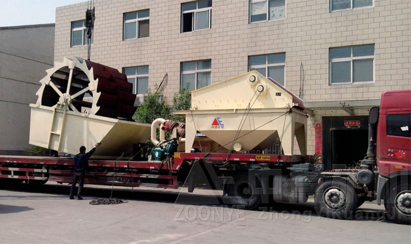 輪斗洗砂機(jī)發(fā)貨1