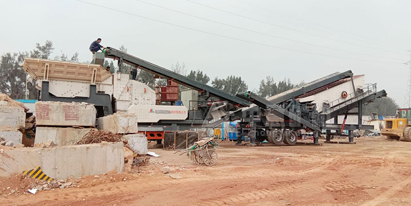 移動式建筑垃圾破碎站