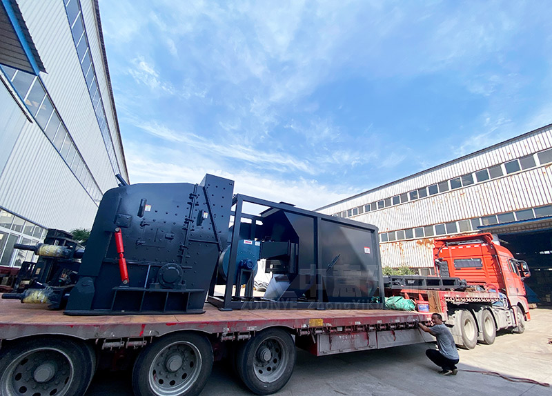 裝修垃圾處理生產(chǎn)線設(shè)備發(fā)貨
