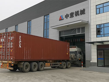 鄭州中意砂石設(shè)備分兩批發(fā)往海外