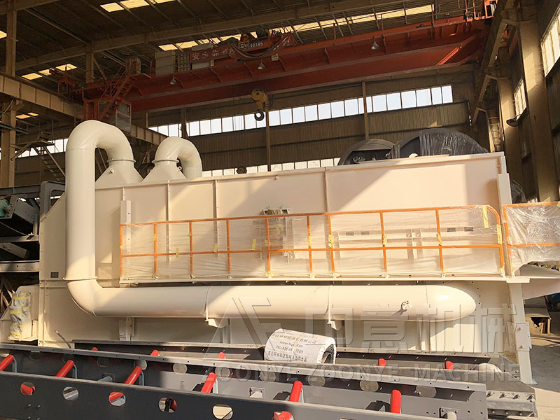 堆放多年的城市生活垃圾處置工藝風(fēng)選機實地工廠圖片