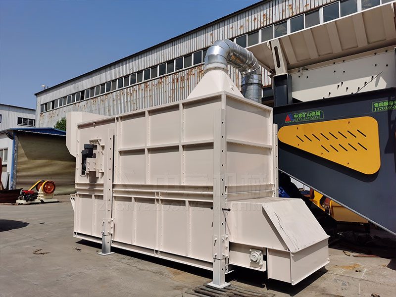 填埋場垃圾分選生產(chǎn)線風選機工廠實拍圖片