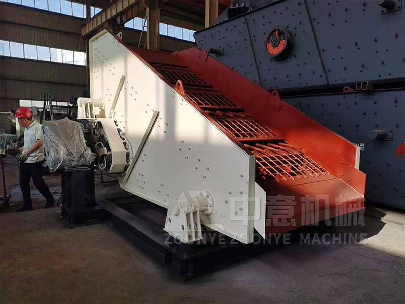 建筑廢棄物棒條篩實地工廠圖片